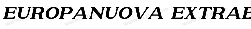 EuropaNuova ExtraBol字体转换